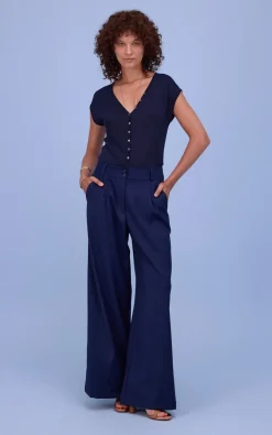 Nathalie Vleeschouwer - Marineblauw Broek