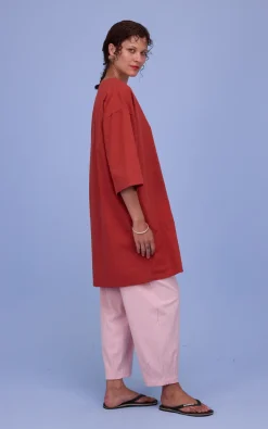 Nathalie Vleeschouwer - Roestbruin Jurk