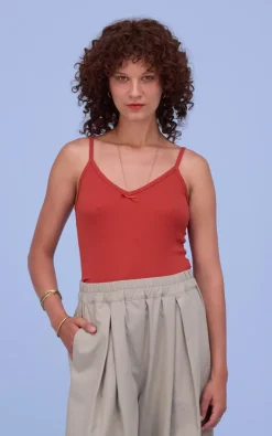 Nathalie Vleeschouwer - Roestbruin T-shirt/top