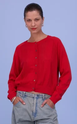 Nathalie Vleeschouwer - Rood Cardigan