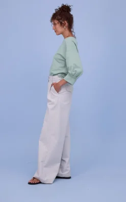Nathalie Vleeschouwer - Watergroen Blouse