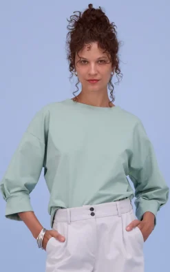 Nathalie Vleeschouwer - Watergroen Blouse