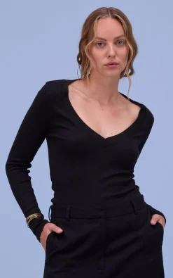 Nathalie Vleeschouwer - Zwart T-shirt/top
