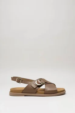 Nero Giardini - Bruin Sandaal plat