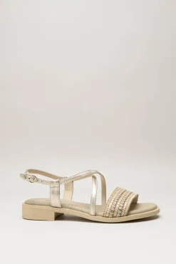 Nero Giardini - Goud Sandaal plat