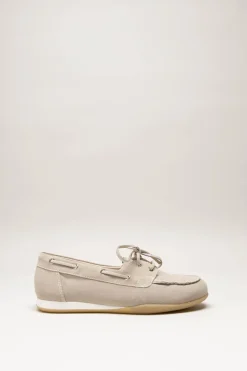 Nero Giardini - Lichtbeige Bootschoen