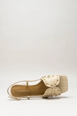 Noa Harmon - Beige Sandaal hak