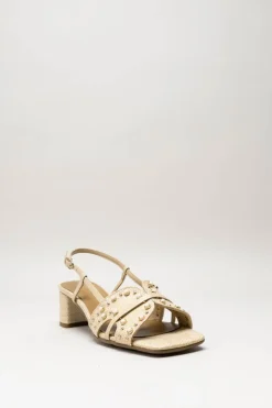 Noa Harmon - Beige Sandaal hak