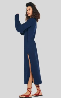 Norma Kamali - Donkerblauw Jurk
