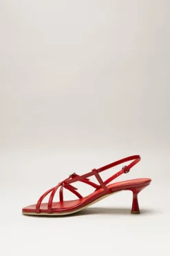 Odare - Rood Sandaal hak