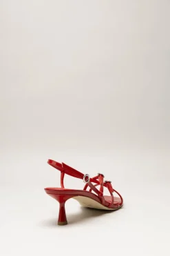 Odare - Rood Sandaal hak