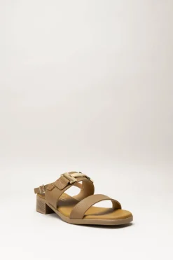 Oh My Sandals - Bruin Sandaal hak