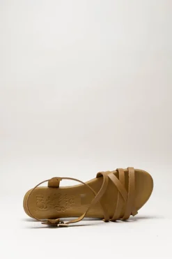 Oh My Sandals - Bruin Sandaal plat