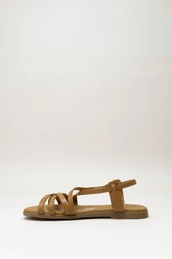 Oh My Sandals - Bruin Sandaal plat