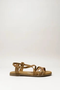 Oh My Sandals - Bruin Sandaal plat