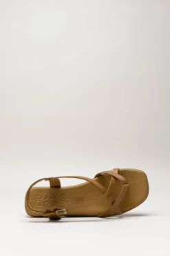 Oh My Sandals - Bruin Sandaal plat