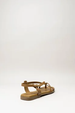 Oh My Sandals - Bruin Sandaal plat