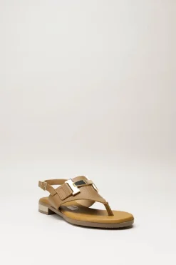 Oh My Sandals - Bruin Sandaal plat