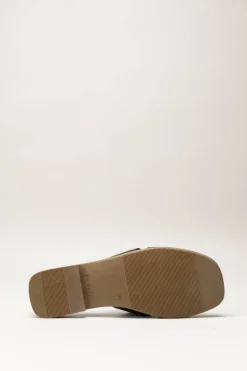 Oh My Sandals - Donkerbruin Slipper