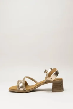 Oh My Sandals - Goud Sandaal hak