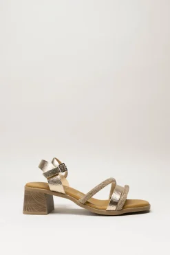 Oh My Sandals - Goud Sandaal hak