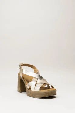 Oh My Sandals - Goud Sandaal hak