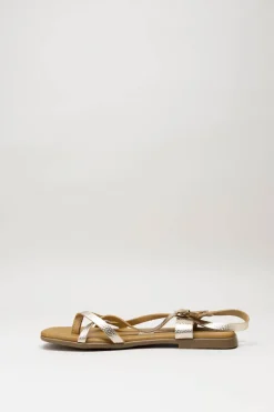 Oh My Sandals - Goud Sandaal plat