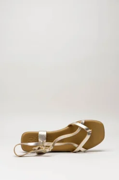 Oh My Sandals - Goud Sandaal plat