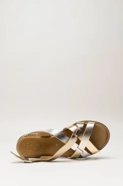 Oh My Sandals - Goud Sandaal plat