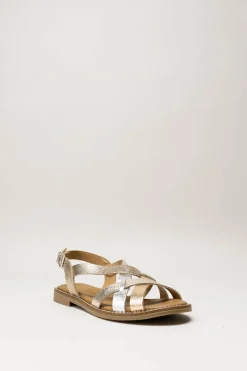 Oh My Sandals - Goud Sandaal plat