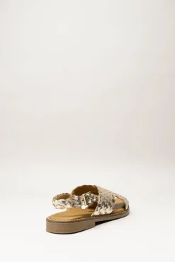 Oh My Sandals - Goud Sandaal plat