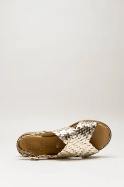 Oh My Sandals - Goud Sandaal plat