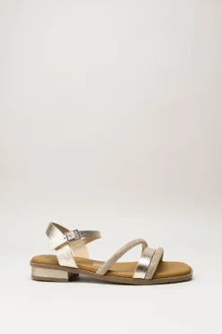 Oh My Sandals - Goud Sandaal plat