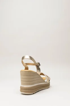 Oh My Sandals - Goud Sandaal sleehak