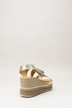 Oh My Sandals - Goud Sandaal sleehak