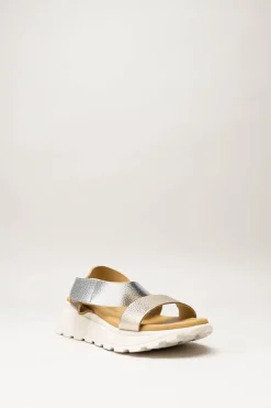 Oh My Sandals - Goud Sandaal sleehak
