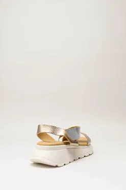 Oh My Sandals - Goud Sandaal sleehak