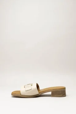 Oh My Sandals - Lichtbeige Muiltje