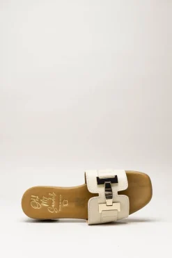 Oh My Sandals - Lichtbeige Muiltje