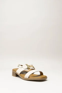 Oh My Sandals - Lichtbeige Sandaal hak