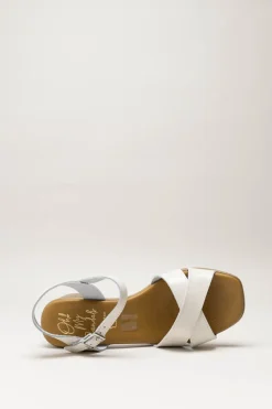 Oh My Sandals - Lichtbeige Sandaal hak