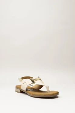 Oh My Sandals - Lichtbeige Sandaal plat
