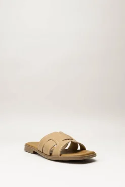 Oh My Sandals - Lichtbruin Slipper
