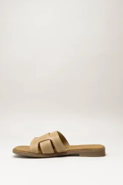 Oh My Sandals - Lichtbruin Slipper