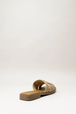 Oh My Sandals - Lichtbruin Slipper