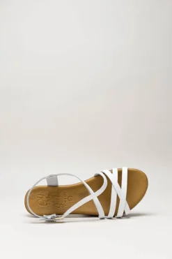 Oh My Sandals - Wit Sandaal plat