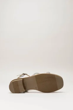 Oh My Sandals - Zilver Sandaal plat
