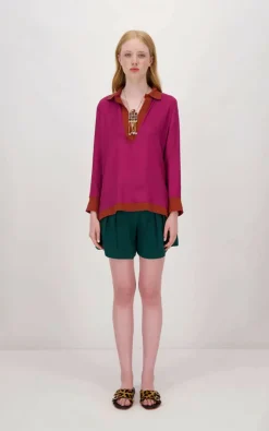 Paula - Bordeaux Blouse
