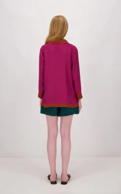Paula - Bordeaux Blouse