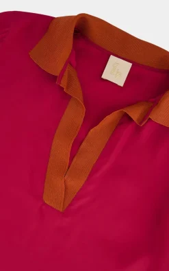 Paula - Bordeaux Blouse